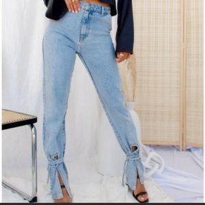 12th Tribe tie jeans!